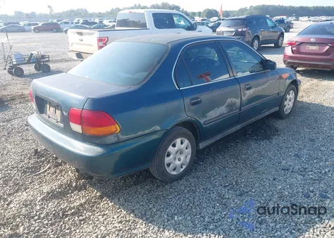 1998 Honda Civic Lx из США, поврежденный, VIN 2HGEJ6676WH569192